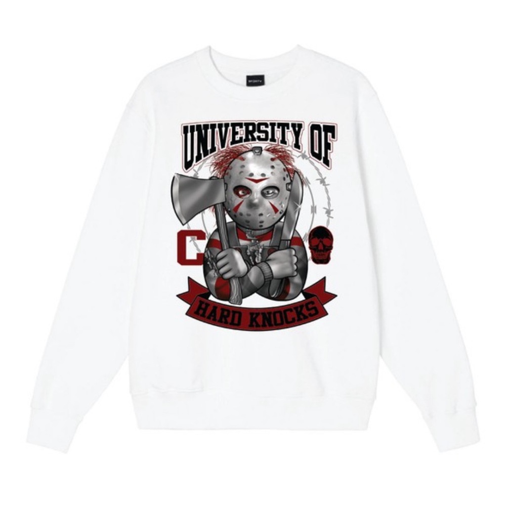 •University of Hard Knocks• Graphic Swearshirt